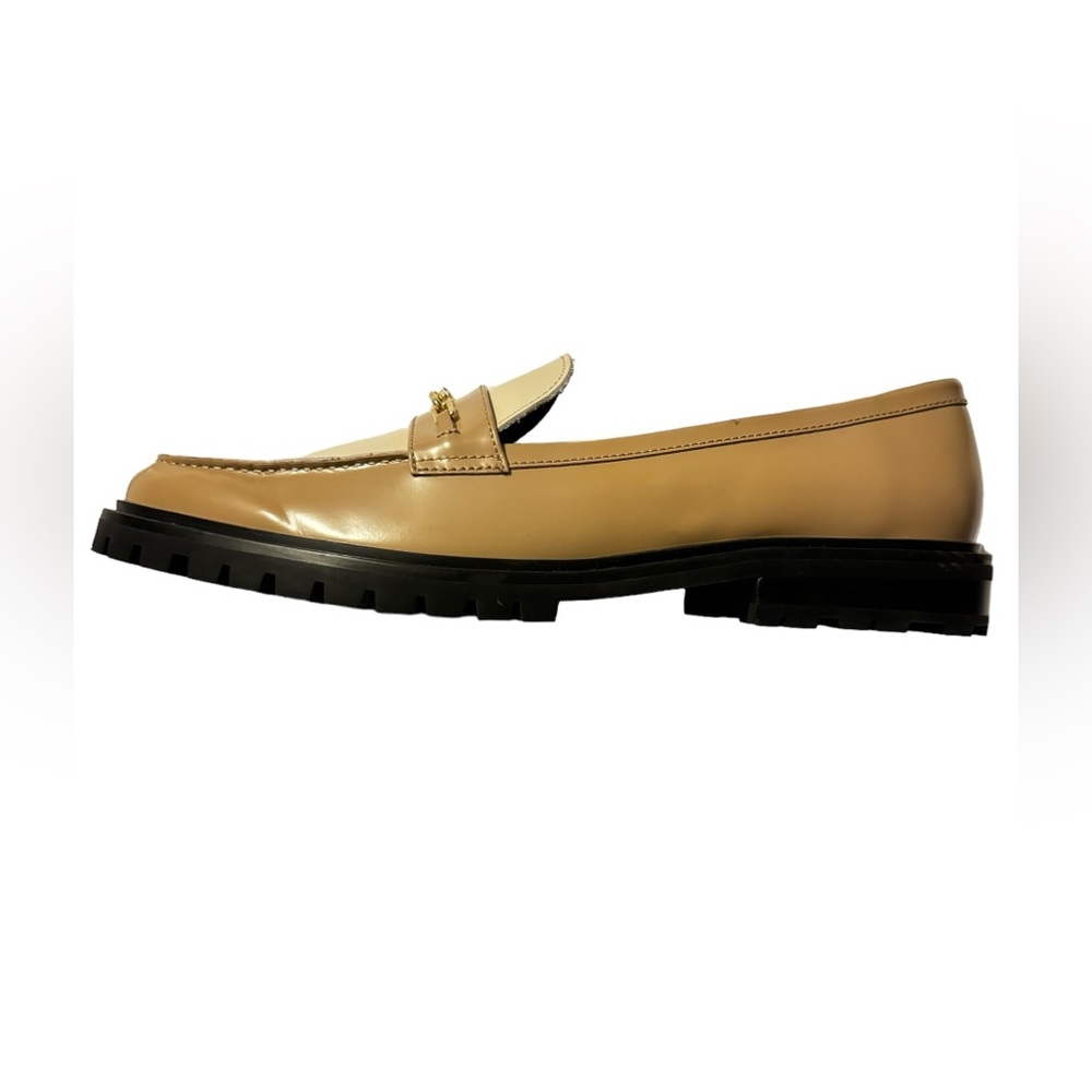 Ann Taylor Chain Leather Loafers 9 M - Picture 4 of 10